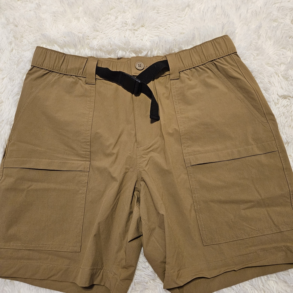 Sonoma Men's Brown Cargo Shorts with Belt
